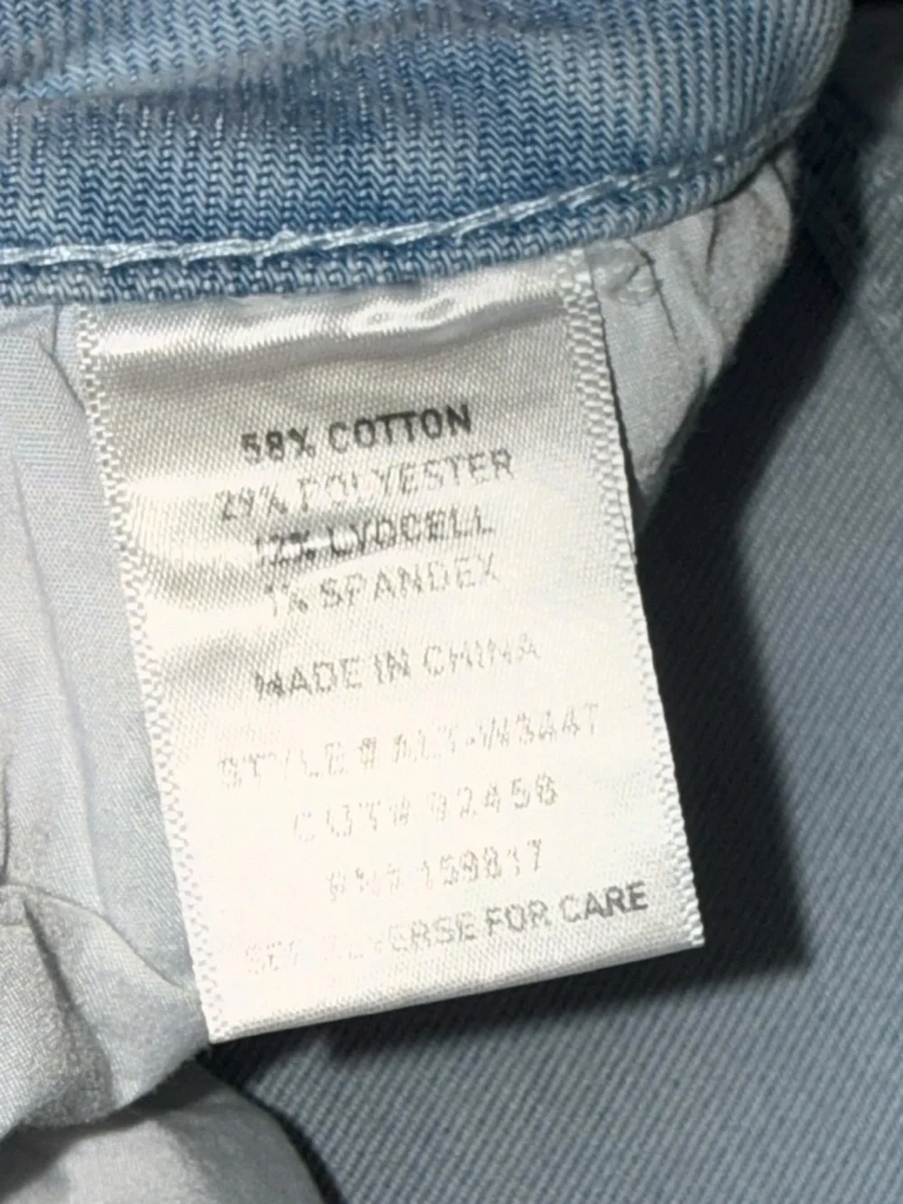 Altar'd State Kensington Light Blue Straight Leg Jeans Size 30 Light Distressing